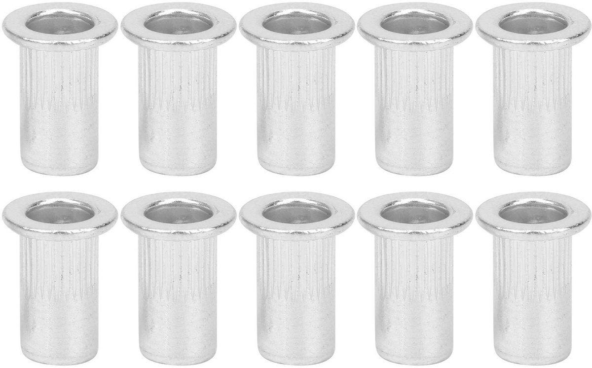 Dailygoods - Blindklinkmoeren M5 Aluminium, 100 Stuks