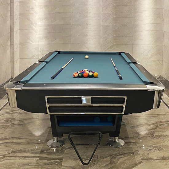 Biljart Doek - Pooltafel Vilt - Spelonderhoud - Goede Treksterkte - 9ft Tafel - Grijs — afbeelding 4