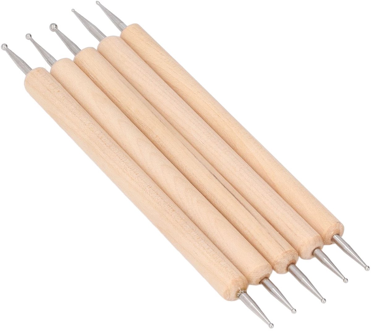 Dailygoods - DIY Graveren Set met Dubbele End Tracing Bal Stylus, 5 Stuks