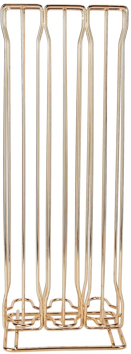 Dailygoods - Koffiecapsulehouder voor 60 Capsules - Goudkleurig
