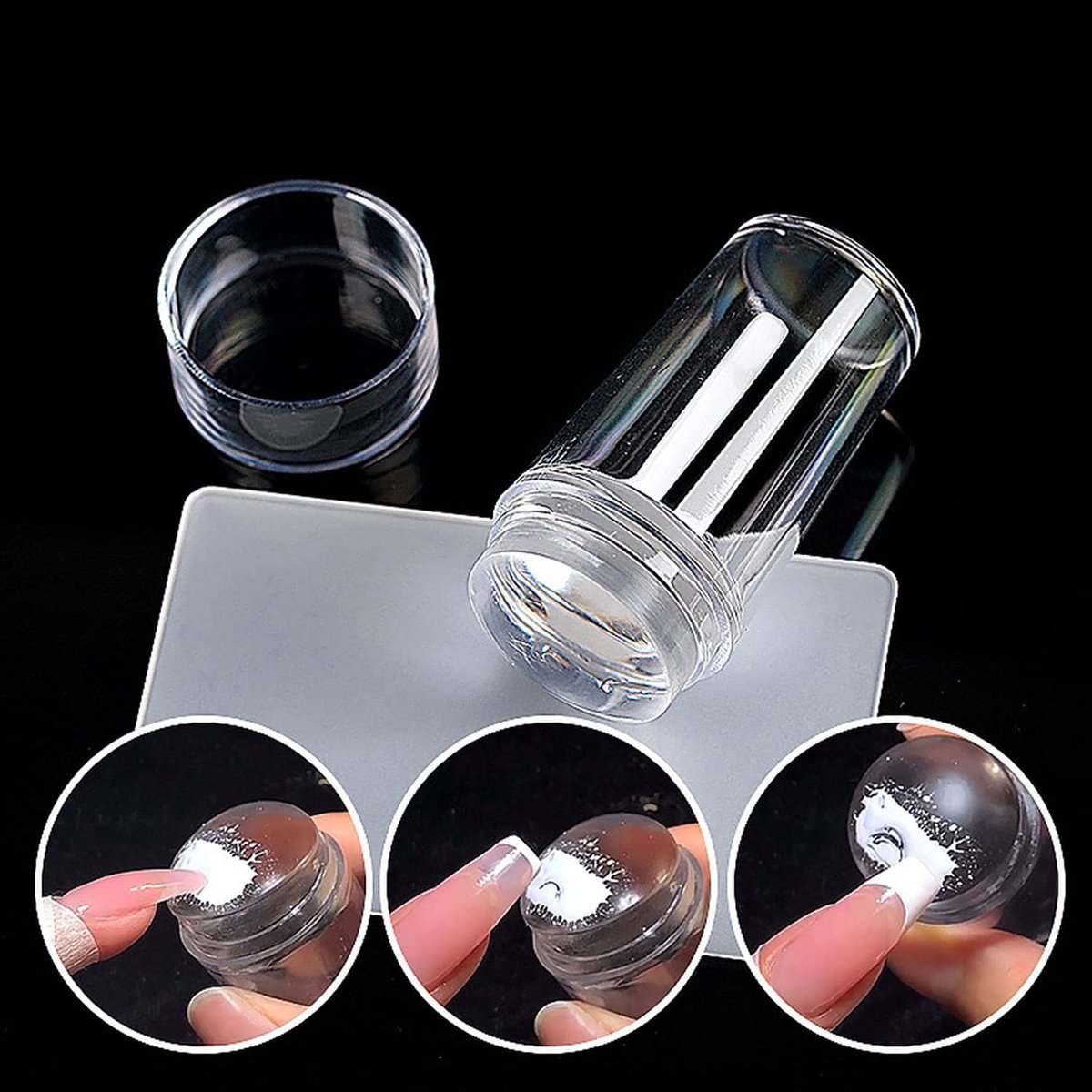 Dailygoods - Nail Art Stamper met Schraper voor Perfecte Nageldesigns