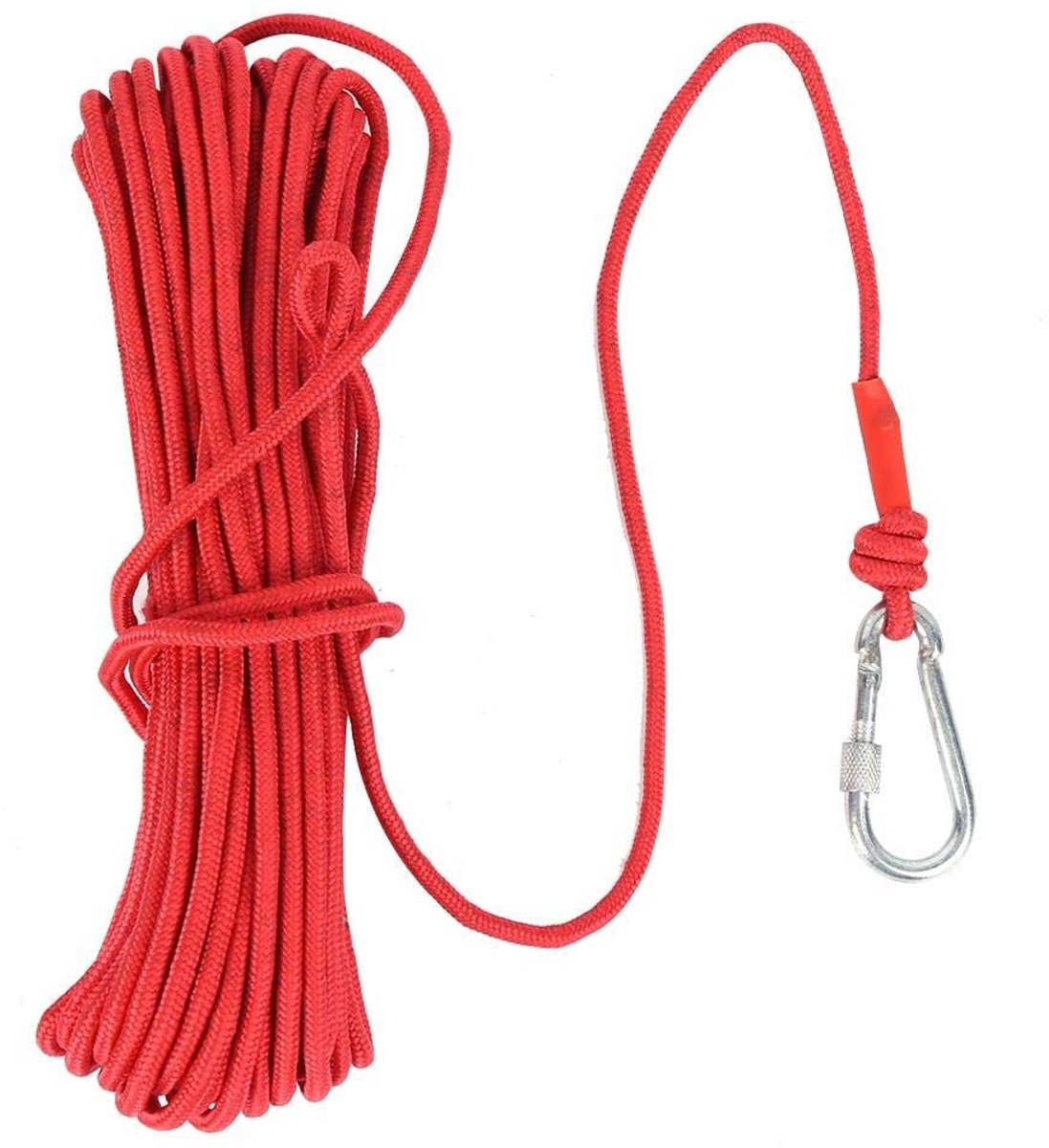 Dailygoods - 20M Nylon Vissers Touw met Karabijnhaak voor Sterke Trekkracht