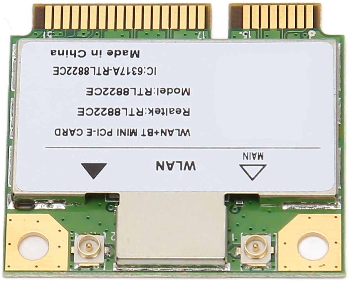 Dailygoods - Dailygoody - Mini PCIe WiFi-kaart - Draadloze LAN-adapter - Plug and Play - Dual-band 2.4 GHz 5 GHz - Voor Laptops en Computers - Hoogwaardige Netwerk