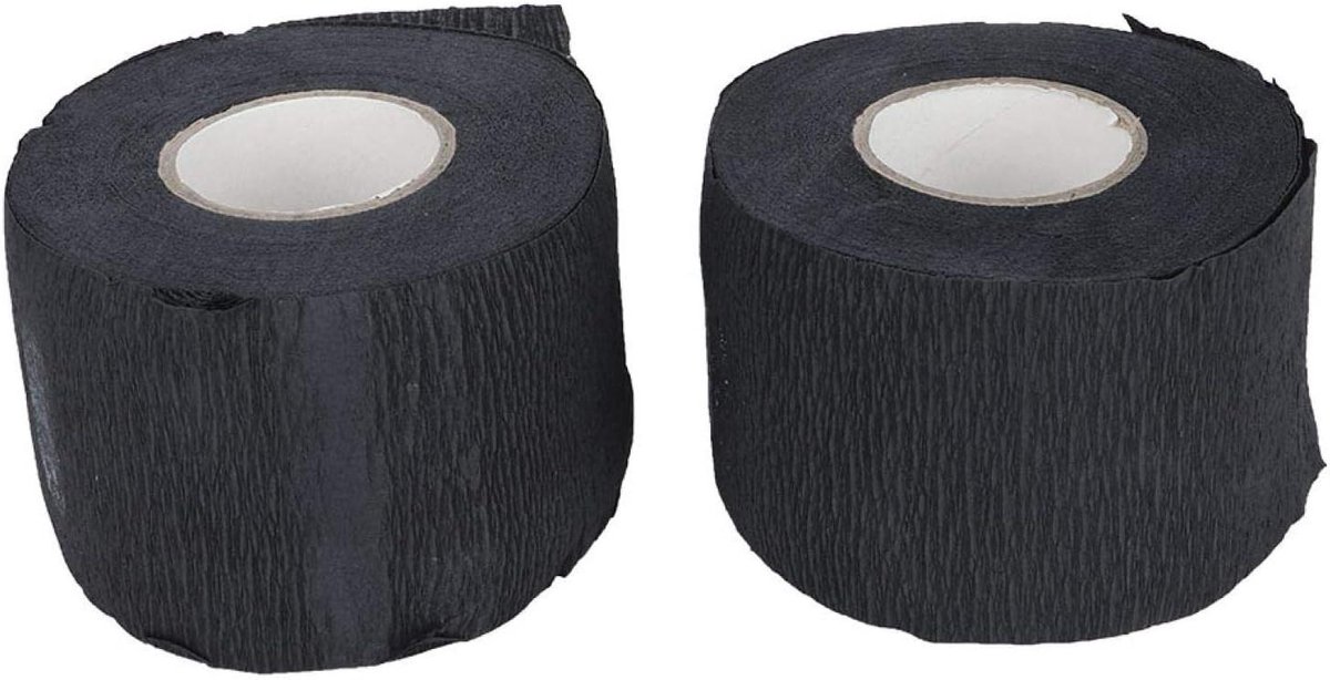 Kapper Nek Papier - Wegwerp Strips - Haar Knippen - Rekbaar Materiaal - 1 Paar - Zwart