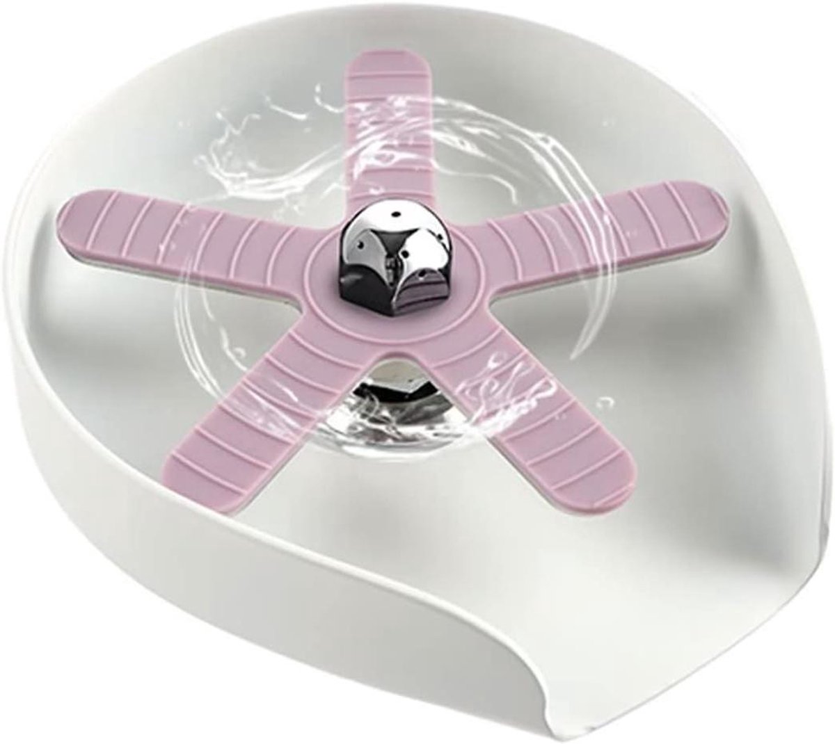 Glazenwasser - Flessenspoeler Aanrecht - Snel Bekers Reinigen - Doe-het-zelf Installatie - Limited Edition - Mat Zwart