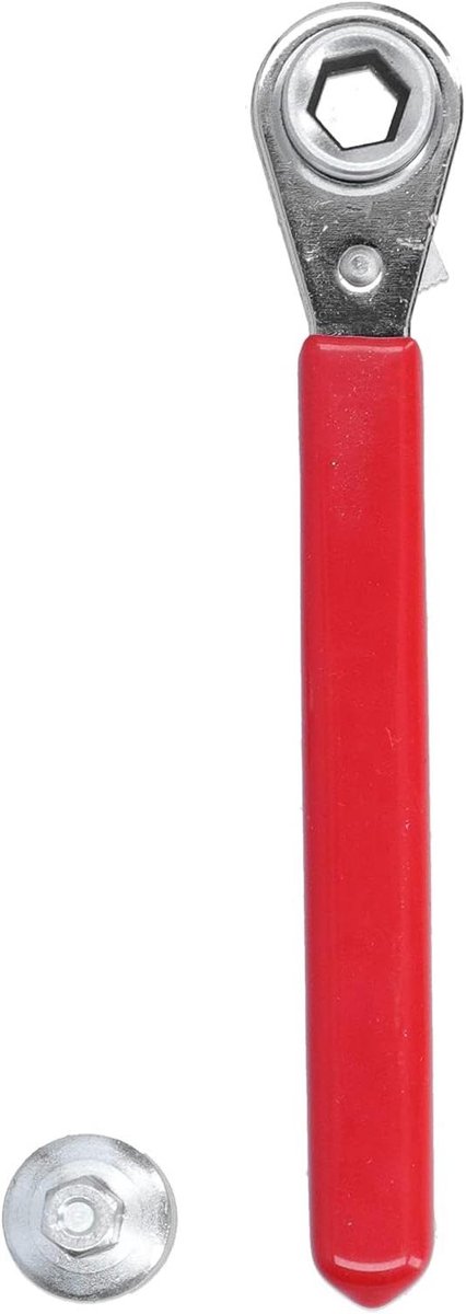 Ratelsleutel - Accusleutel - Accu Onderhoud - Geïsoleerd Handvat - 10 mm 5/16 inch - Zwart