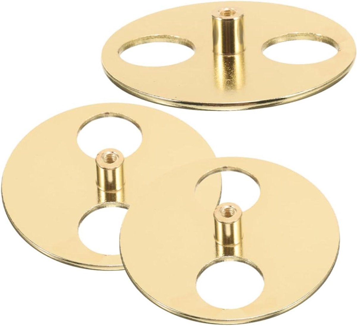 Muziekdoos Opwindsleutel - Vervangende Sleutel - Muziekdoos Maken - Gouden Spiegelafwerking - 5.4 x 5.4 x 1 cm - Goud