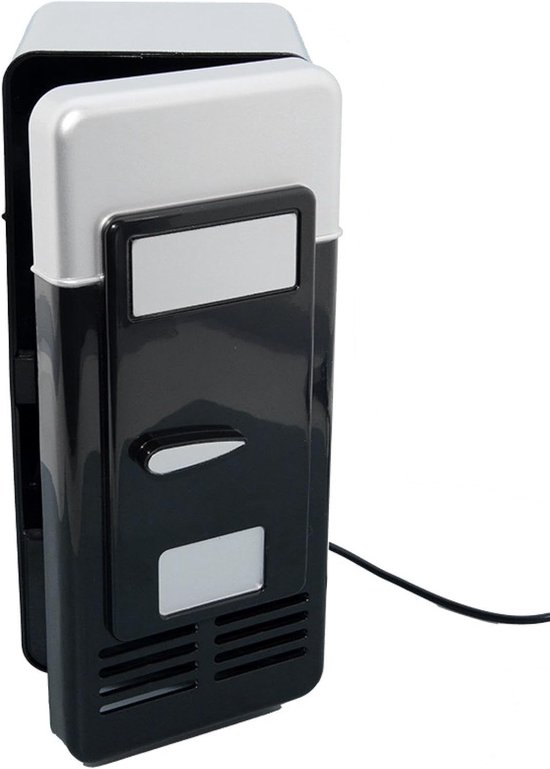 USB Koelkast Mini - Student Koelbox - Drank Koelen - Dubbel Gebruik Auto Huis - 23 x 13 x 16cm — afbeelding 3
