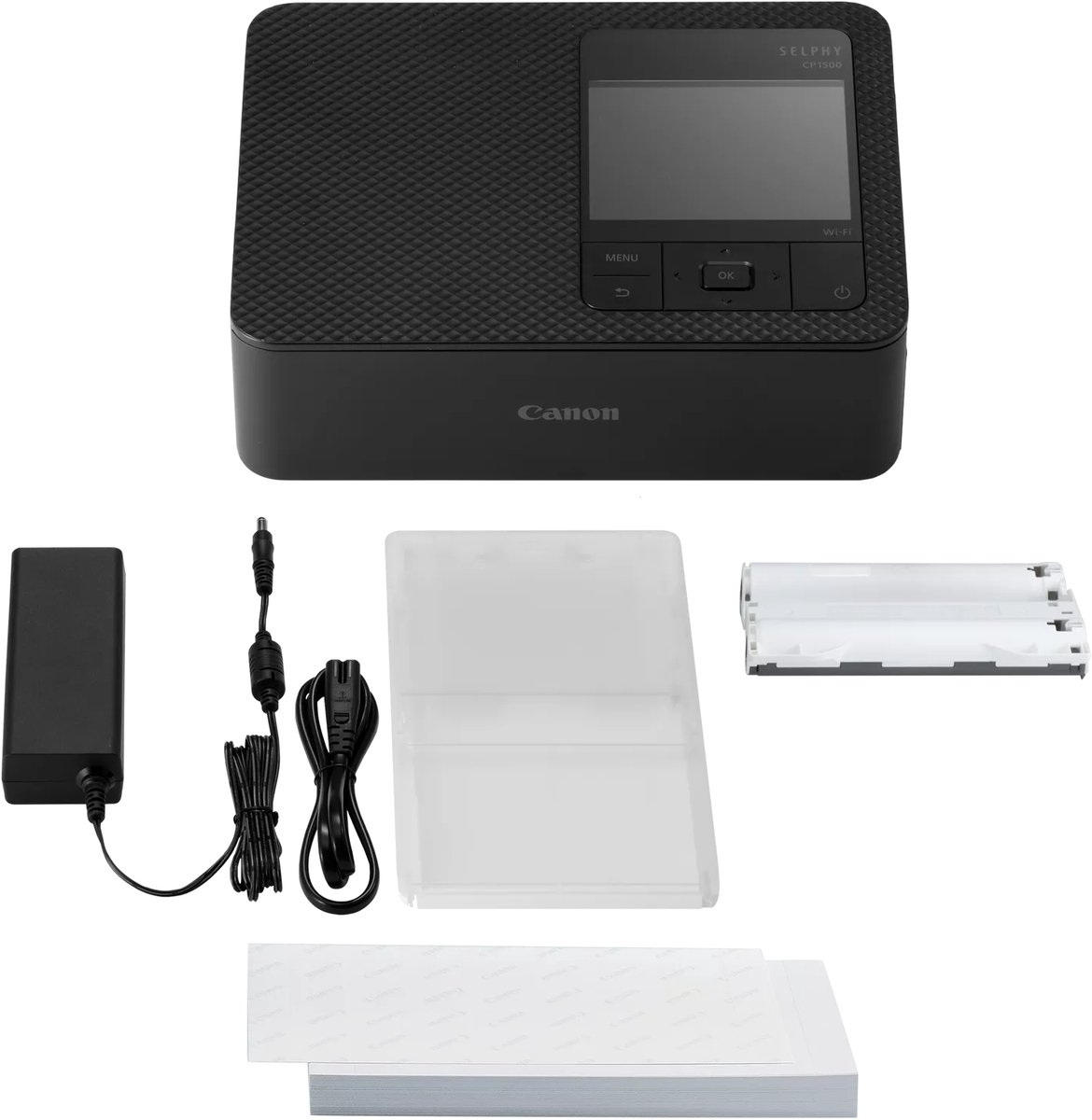 Canon Printer Selphy CP1500 - Mobiele Fotoprinter - Inclusief 54 vel Fotopapier - Zwart — afbeelding 6