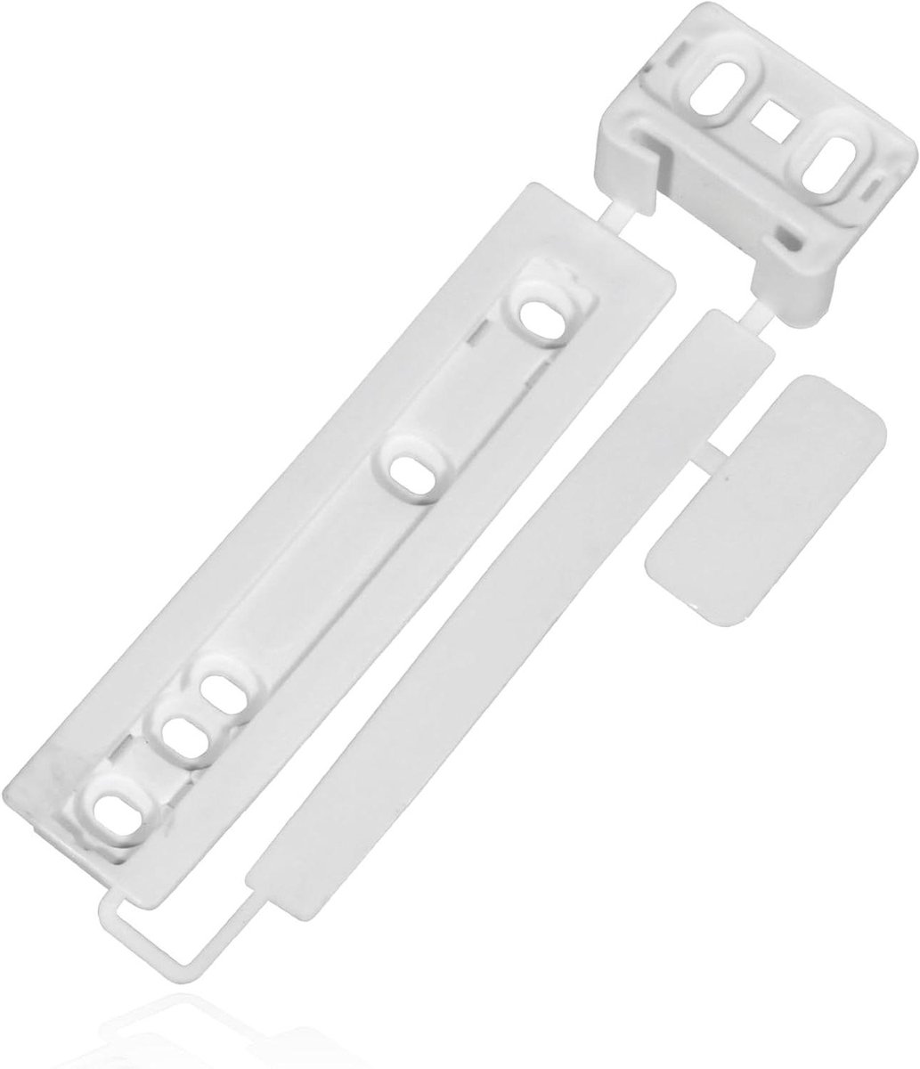 Deur Montagebeugel - Bevestiging Slide Kit - Koelkast Deur Repareren - Kunststof Bevestiging - 1 Stuk - Wit