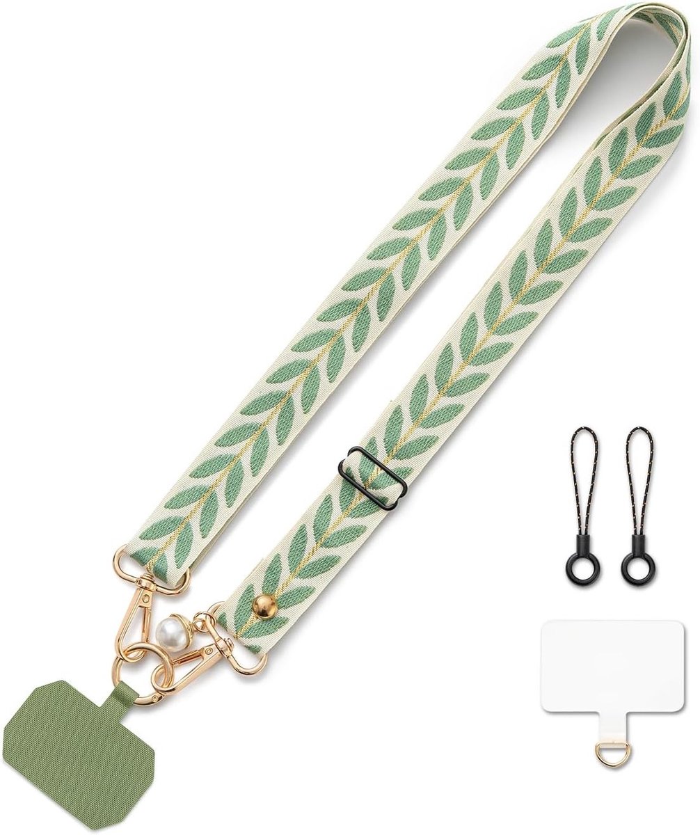 Verstelbare Telefoon Lanyard met Nekkoord voor Smartphone en Toestellen, Ideaal voor Reizen en Dagelijks Gebruik