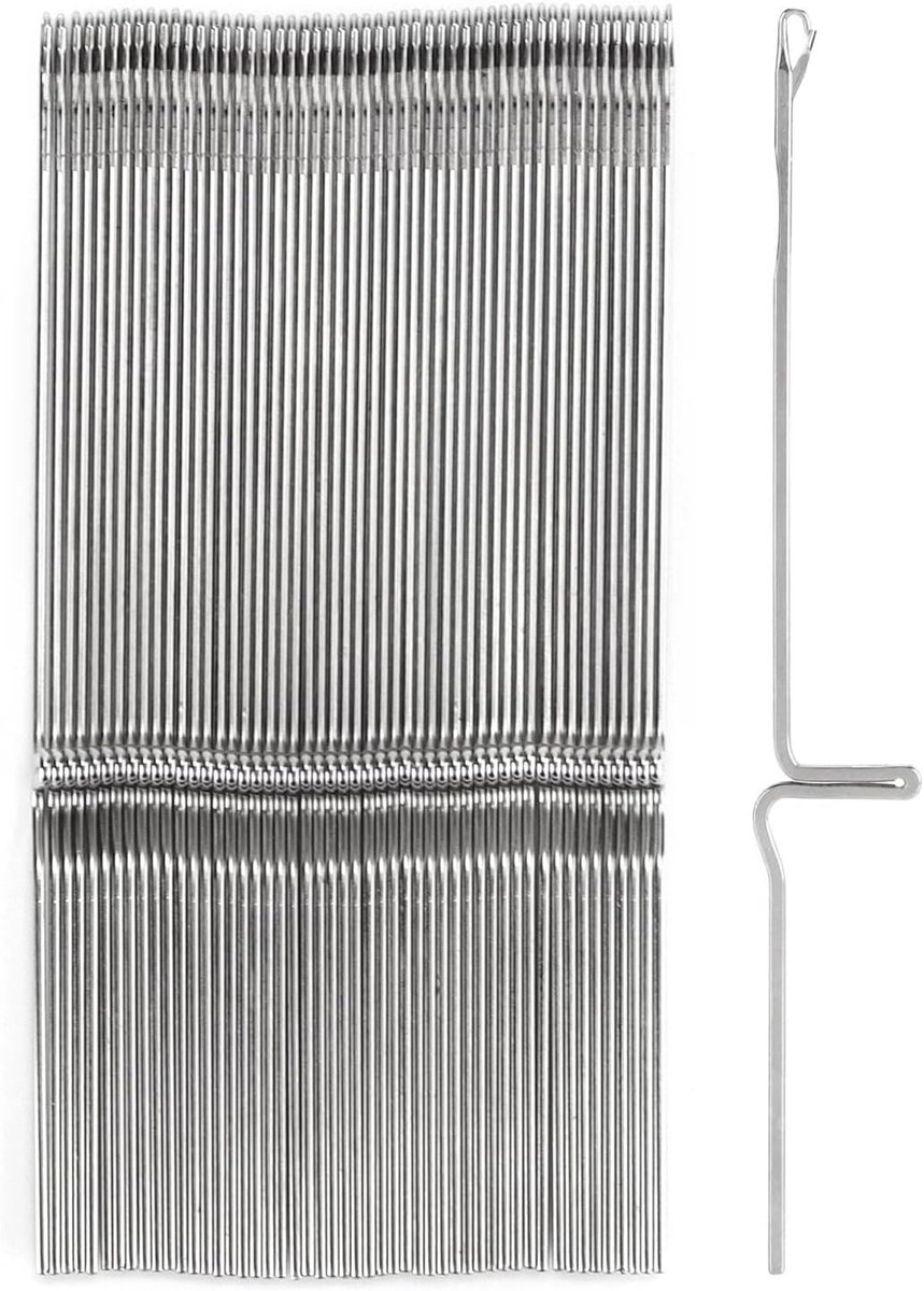 50 Stuks RVS Breinaalden voor Breimachines, Handige Naalden voor Breien en Borduren