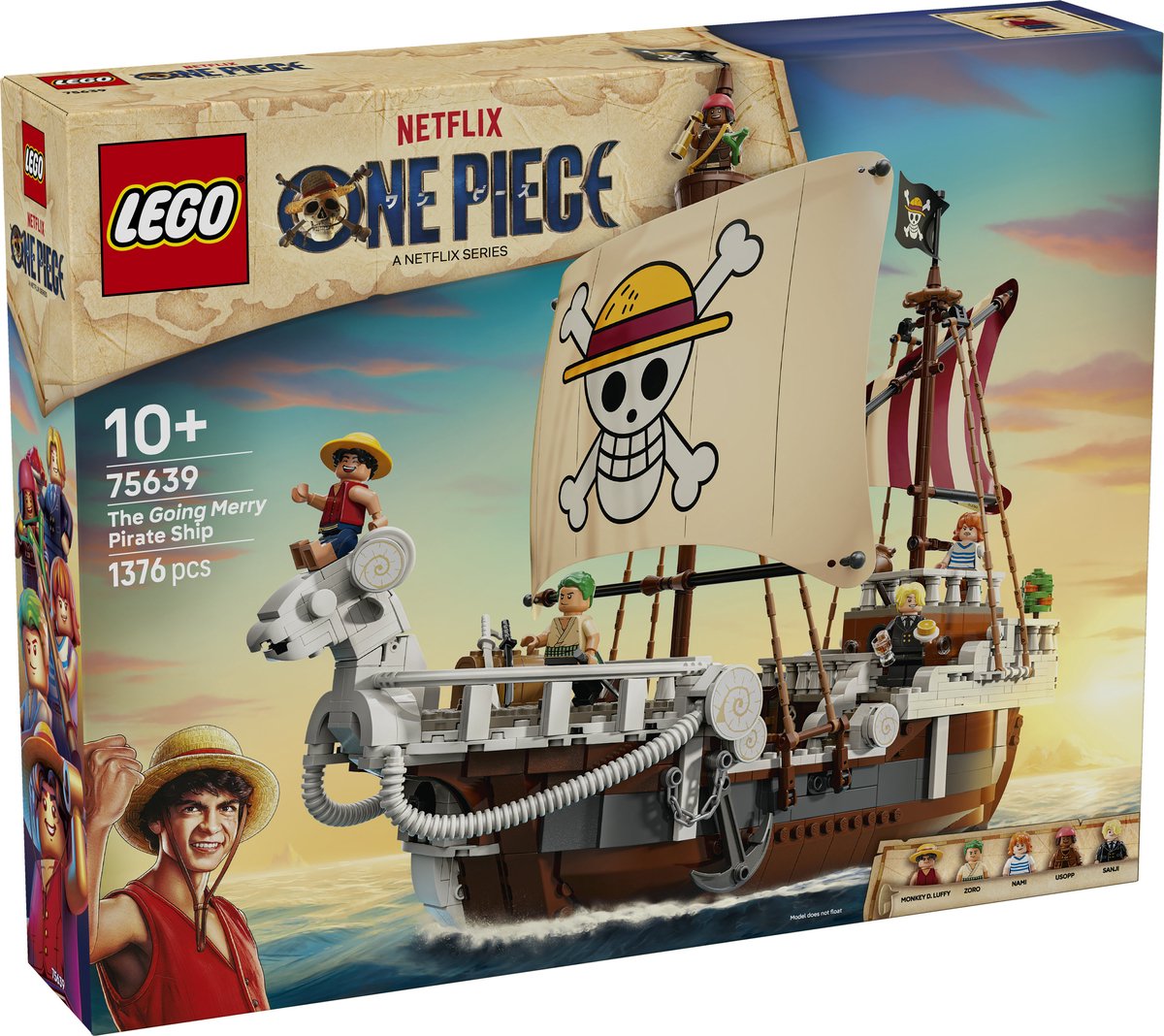 LEGO® ONE PIECE Het Piratenschip Going Merry Bouwset - 75639 — afbeelding 16
