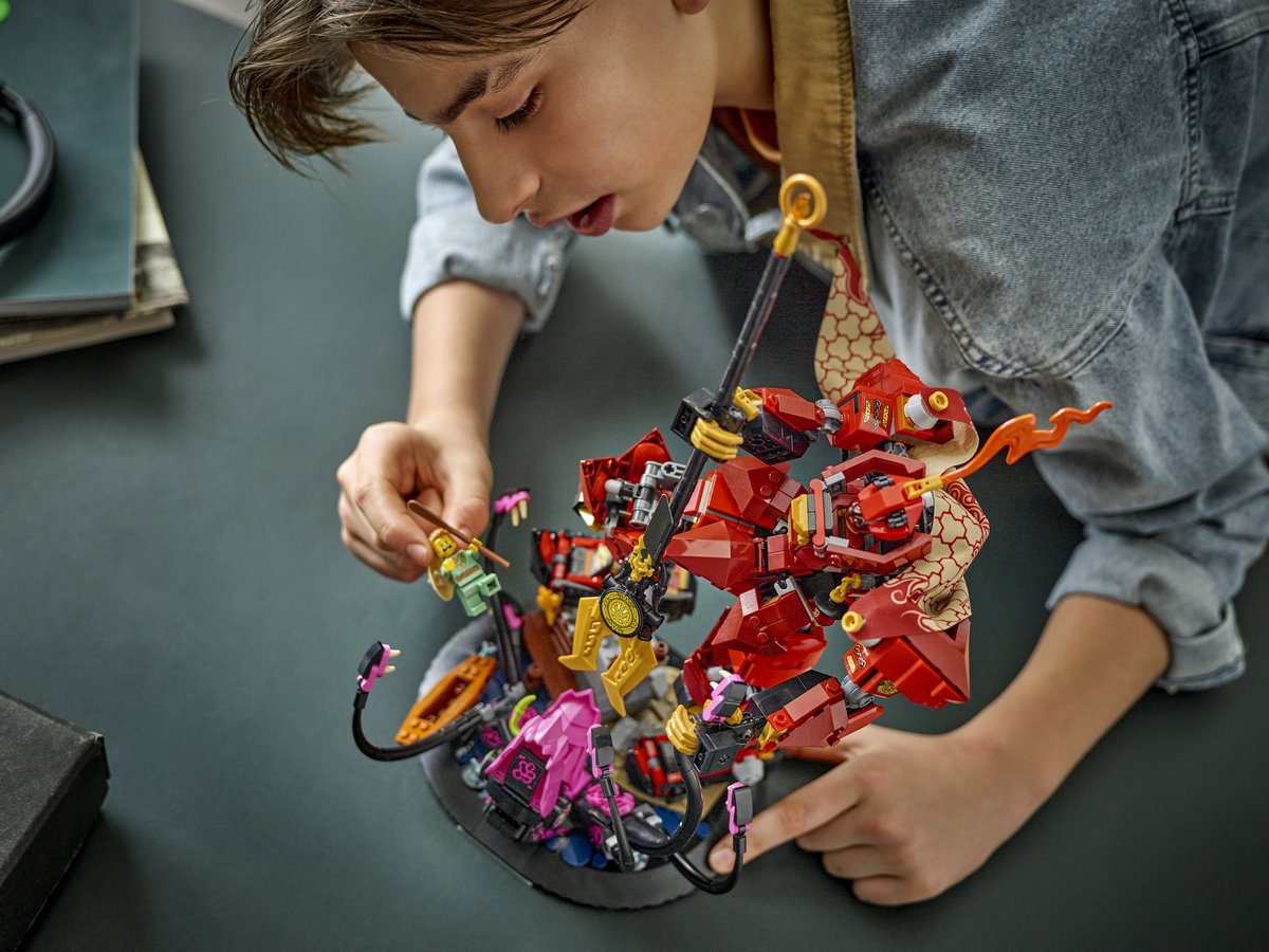 LEGO NINJAGO De Vuurriddermecha Bouwpakket voor Kinderen - 71846 – foto 3
