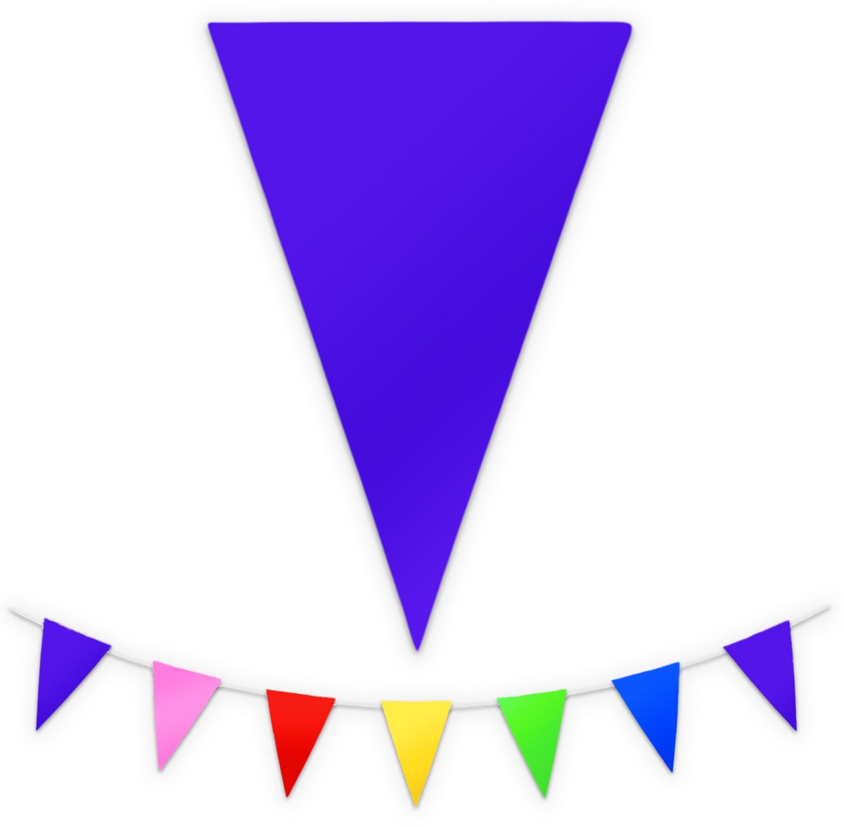BTH - Slingers - Multi - Slingers Verjaardag - Vlaggenlijn - Verjaardag Versiering - Verjaardag - Vlaggetjes - Decoratie