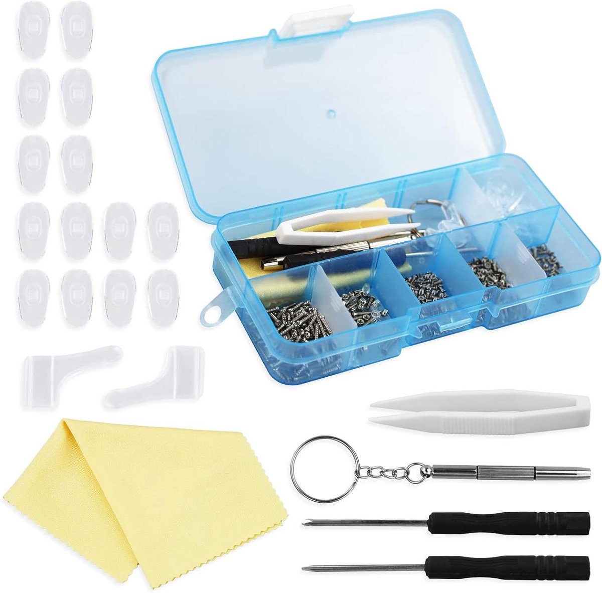 Brillen Reparatie Set - Schroevendraaier Kit - Brillen Zelf Repareren - 500 Delige Set