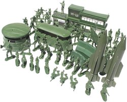 Militaire Figuren Set - Leger Speelgoed Soldaat - Kind Educatie - Realistisch Ontwerp - 56 Stuks - Groen