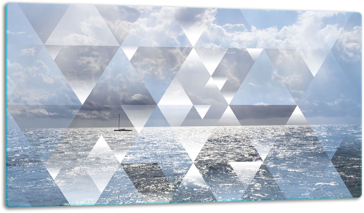 TMK ArtDeko - Snijplank - 52x30 cm - Inductie Compatibel - Glas