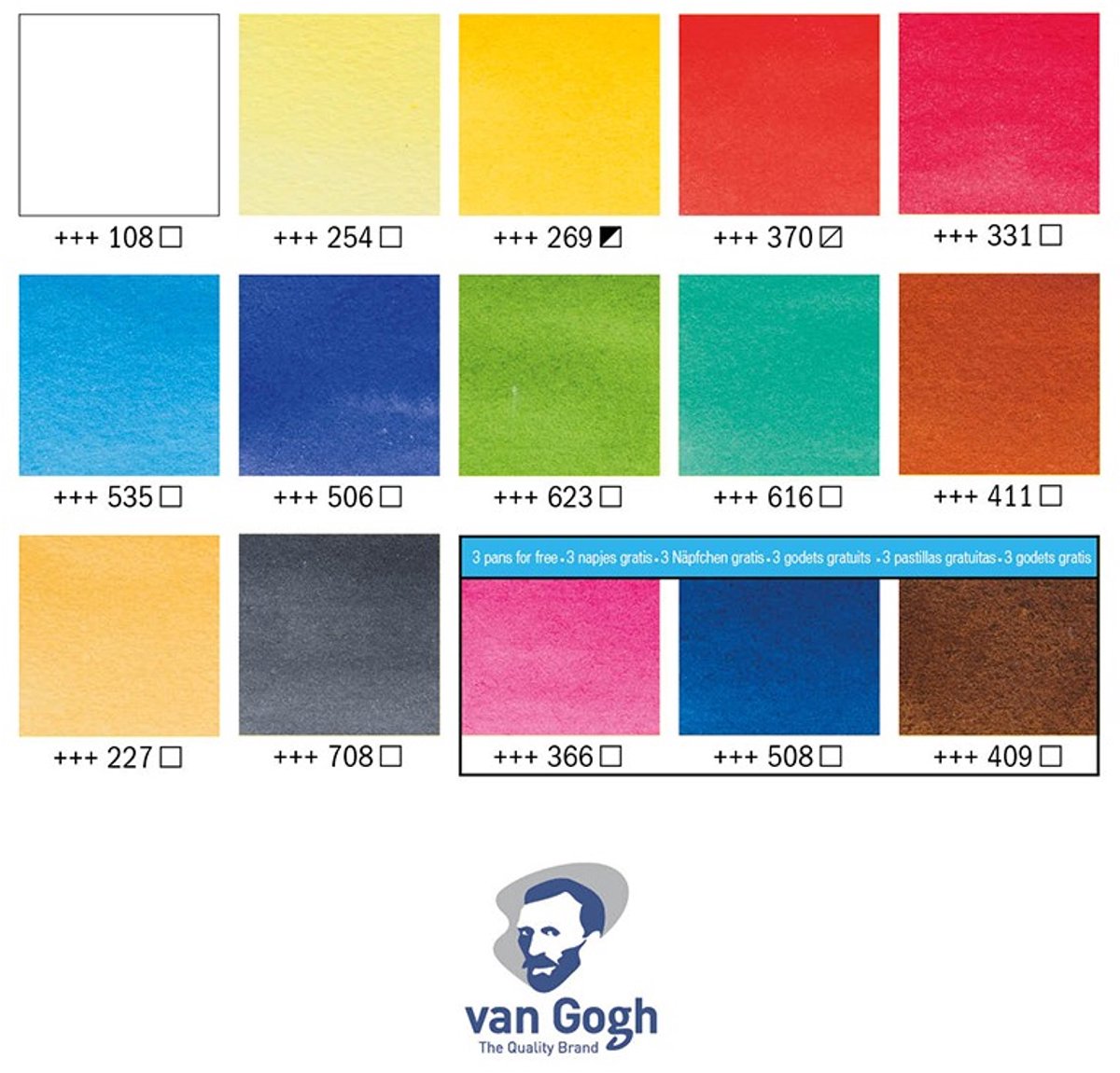 Van Gogh Aquarelverf Pocketbox — afbeelding 2