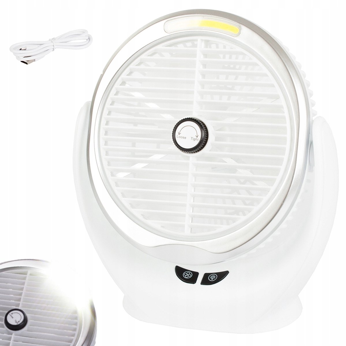 Pingyang Rongrong Handicraft Factory YT-M2031 - Draadloze Ventilator - LED Licht - 3 Snelheden