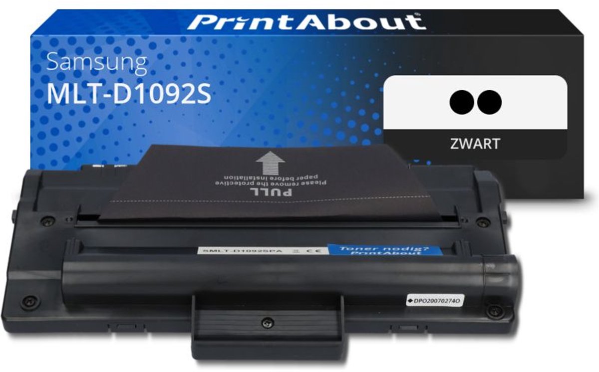PrintAbout - Alternatief voor de Samsung MLT-D1092S / Zwart 2 Pack