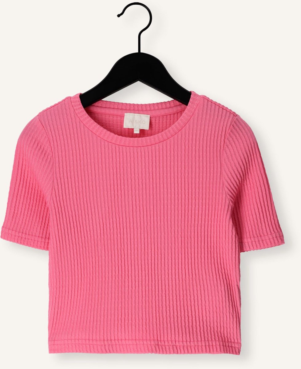 Ai&Ko Famke Pes 199 G Tops & T-shirts Meisjes - Shirt - Roze - Maat 164