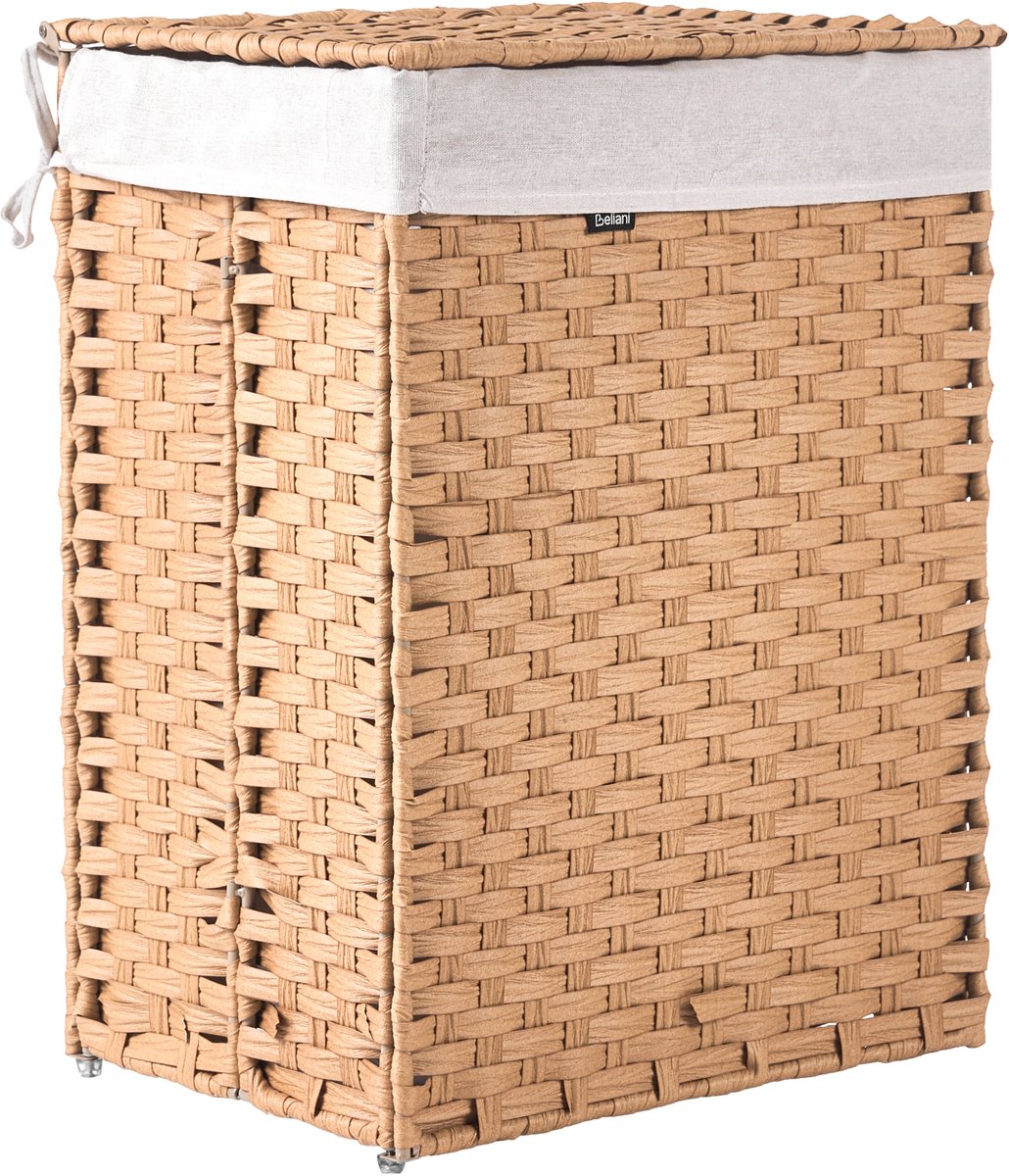 BELIANI MUCUBAJI - Wasmand - Bruin - 83 l - Polyester