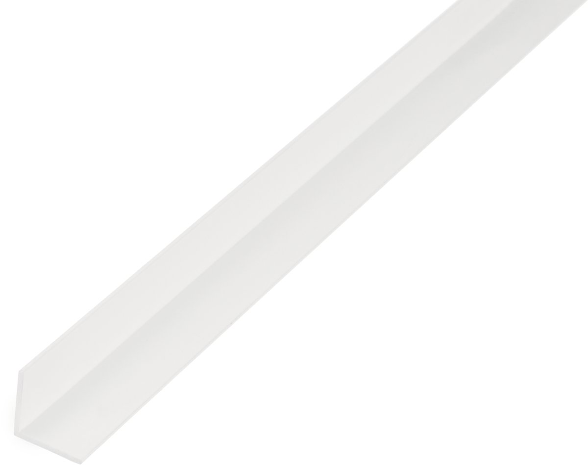 Alberts 498719 hoekprofiel | kunststof, wit | 1000 x 15 x 15 mm | set van 25