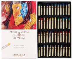 Set of oil pastels Sennelier 48 pcs basic shades