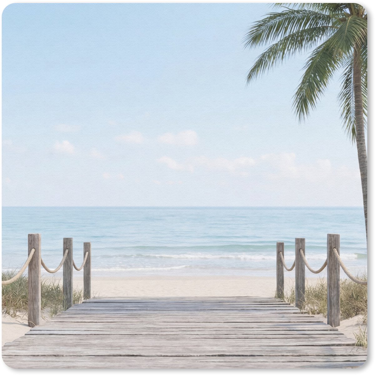 Muismat 30x30 cm - Mousepad Palmbomen - Pad - Horizon - Muismatten