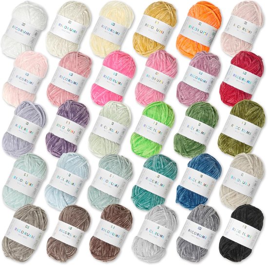 Chenille Garen - Amigurumi Garen Zacht Garen - Knuffels Haken - Speekselbestendig - 25 gram 65 meter - Wit — afbeelding 2