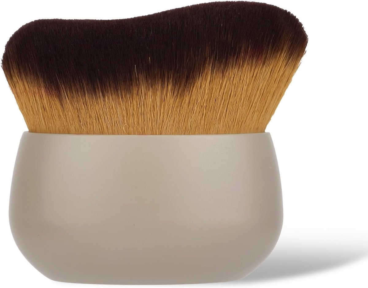 Grote Make-up Borstel voor Zelfbruiner, Ideaal voor Gelijkmatige Aanbrenging op Gezicht, Hals, Rug en Benen, Geschikt voor Nat en Droog Gebruik