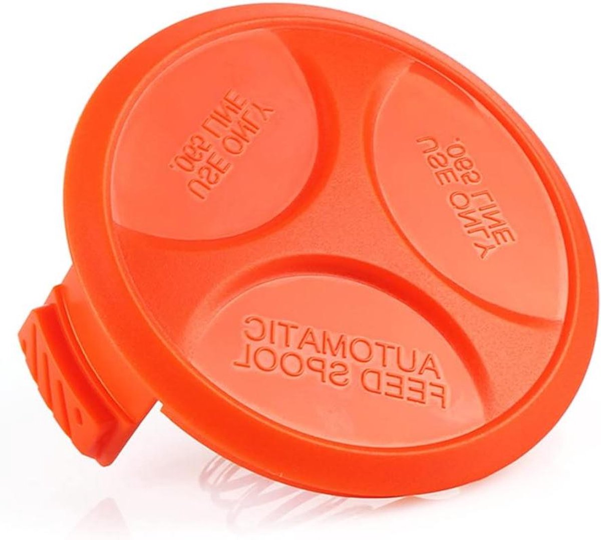 Trimmer Spool Cover - Grasmaaier Onderdeel - Tuinonderhoud - Snelle Vervanging - 3 stuks - Zwart
