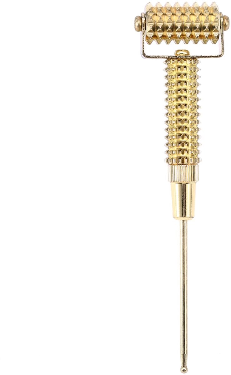 Allecto - Facial Massage Roller - Acupunctuur Massage Tool - Multifunctionele Gezondheidsaccessoire - Gouden - Ontspanning - Verbeter je huid - Ges...