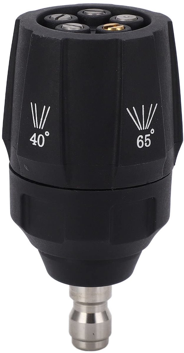 Allecto - Hogedrukreiniger Nozzle - Verstelbare Sproeikop - 360 Graden Rotatie - 1/4 inch Snelkoppeling - Multi Roterende Tip - Geschikt voor Landb...