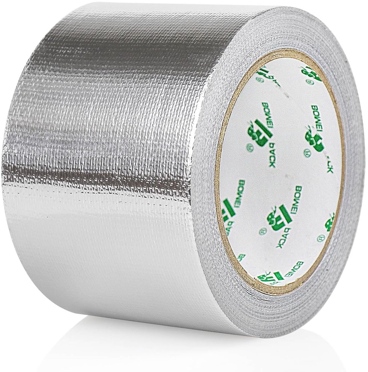 Versterkte Aluminium Plakband 75 mm x 20 m, Waterdichte en Hittebestendige Tape voor Sealen, Repareren en Isoleren, Perfect voor Klussen en Doe-Het-Zelf Projecten