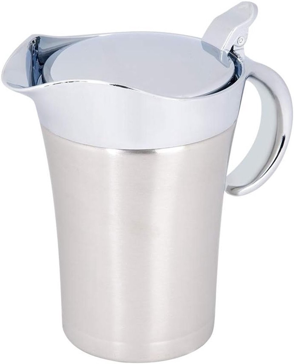 Thermische Koffiekan van RVS met Dubbele Wand, 450 ml en 750 ml - Ideaal voor Soepen, Saus en Dranken