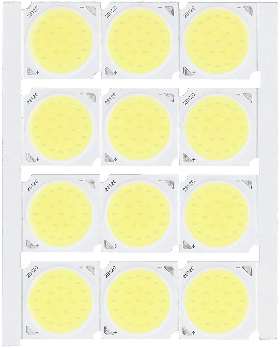 Allecto - LED Chip - Hoge Lichtopbrengst - Vervangingslicht - Geschikt voor DIY - Plafondverlichting - Warm Wit - Spotlampen