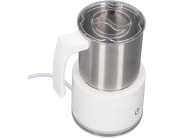 Elektrische Melkopschuimer - Automatische opschuimer - Koffie Maken - Energiebesparend Model - 250 ml Capaciteit - Wit Roestvrijstaal