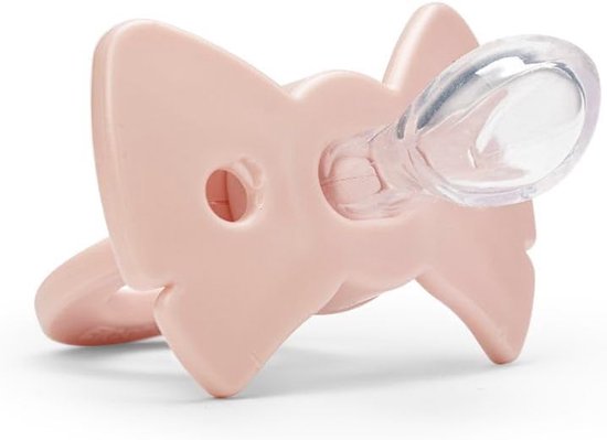 Elodie Details Binky Bow 2-Pack Baby Pacifiers, Silicone Orthodontic, BPA Free, Pacifier with Orthodontic Pacifier, Durable and Sterilizable, for Babies and Newborns, 0-6 Months, White/Pink — afbeelding 5
