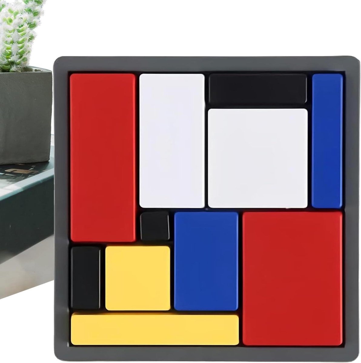Logisch Puzzelspel - Intelligent Speelgoed - Mentale Uitdaging - 88 Uitdagingen - 13.7 x 13.5 cm - Uniek