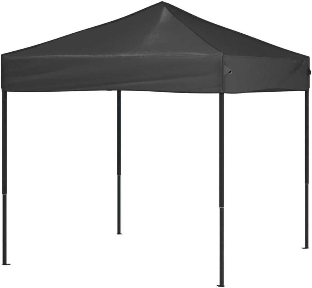Opvouwbare Partytent - Stabiele Vouwtent - Outdoor Evenementen - Waterdicht UV-werend - 200 x 200 cm - Antraciet