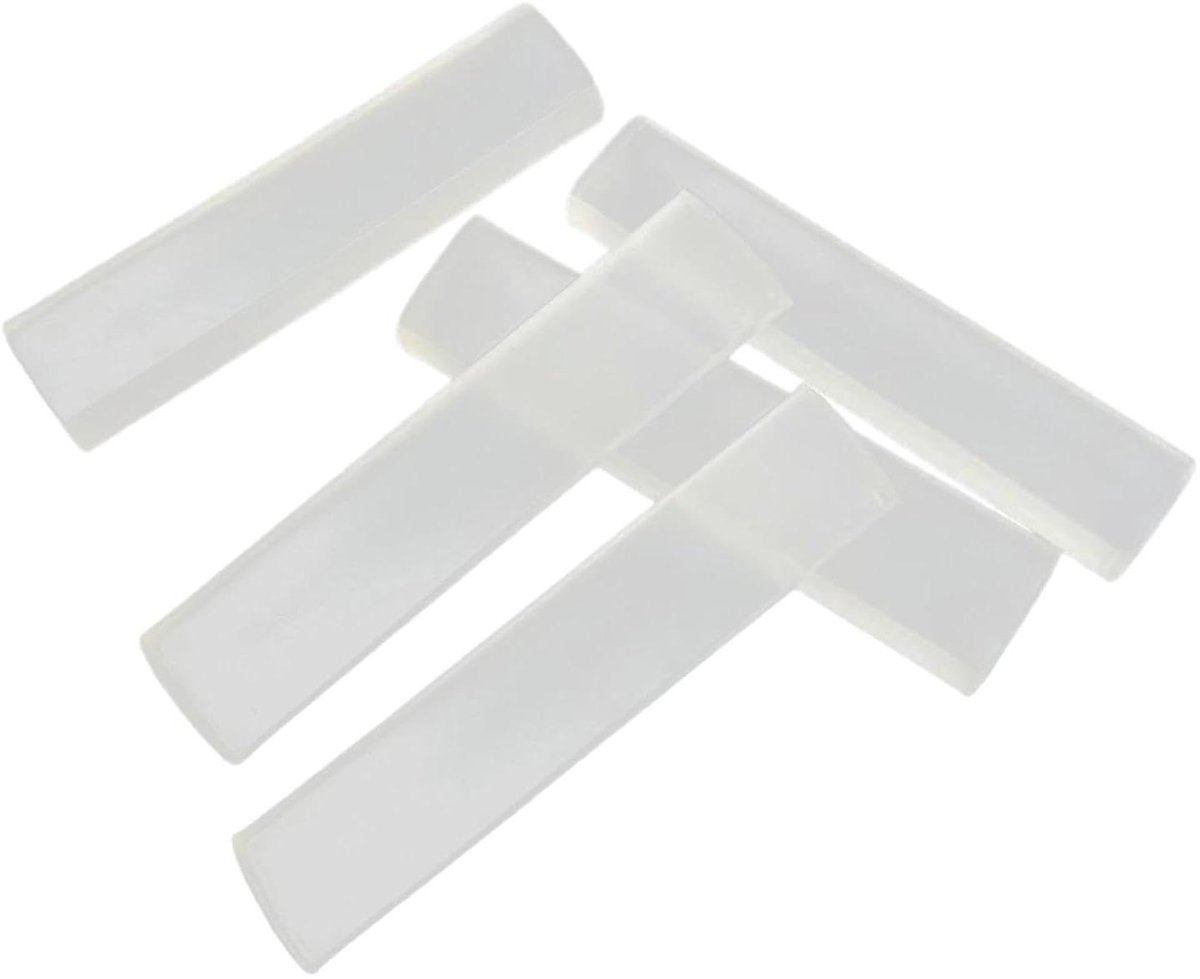Harsstrips - Kneedbare hars - DIY knutselen - Uniforme textuur - 5.8 cm x 6 mm x 1.2 cm - Wit