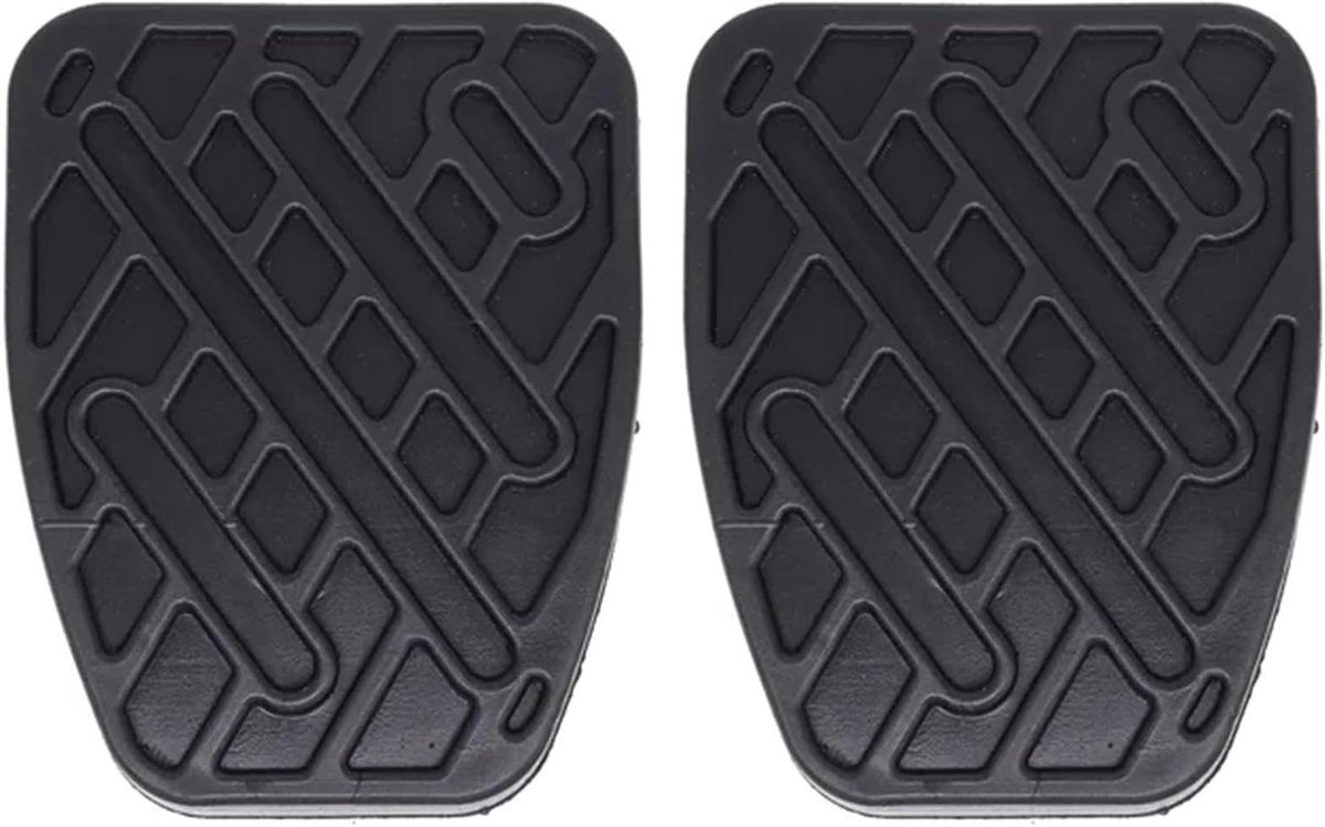 Pedaalhoezen Auto - Rem Koppeling - Veilig Rijden - Antislip Ontwerp - 2 Stuks - Zwart