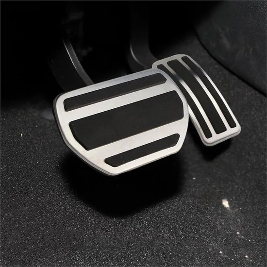 Pedaalset Auto - Antislip Pedalen - Verbeter Rijervaring - Roestvrij Staal Rubber - 2 Stuks - Zwart — afbeelding 4