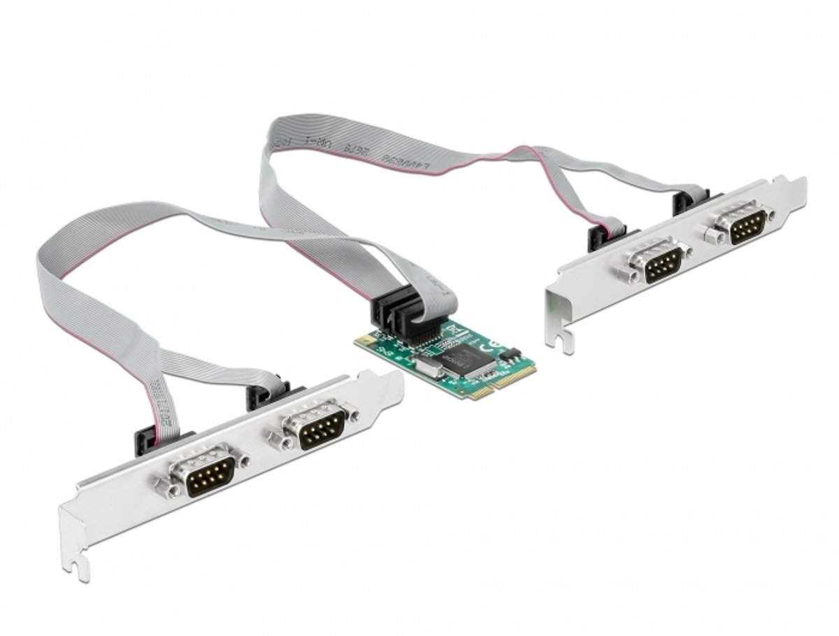 Mini PCIE-kaart> 4 x serieel RS-232