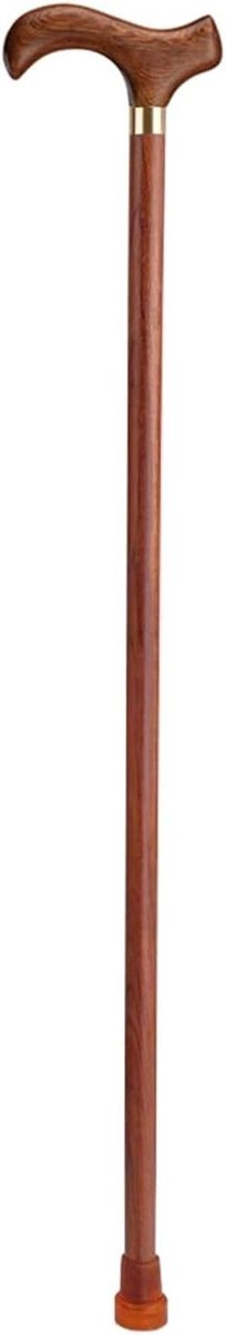 Wandelstok - Mobiliteitshulpmiddel - Veilig Wandelen - Ergonomische Handgreep - 85 cm - Bruin