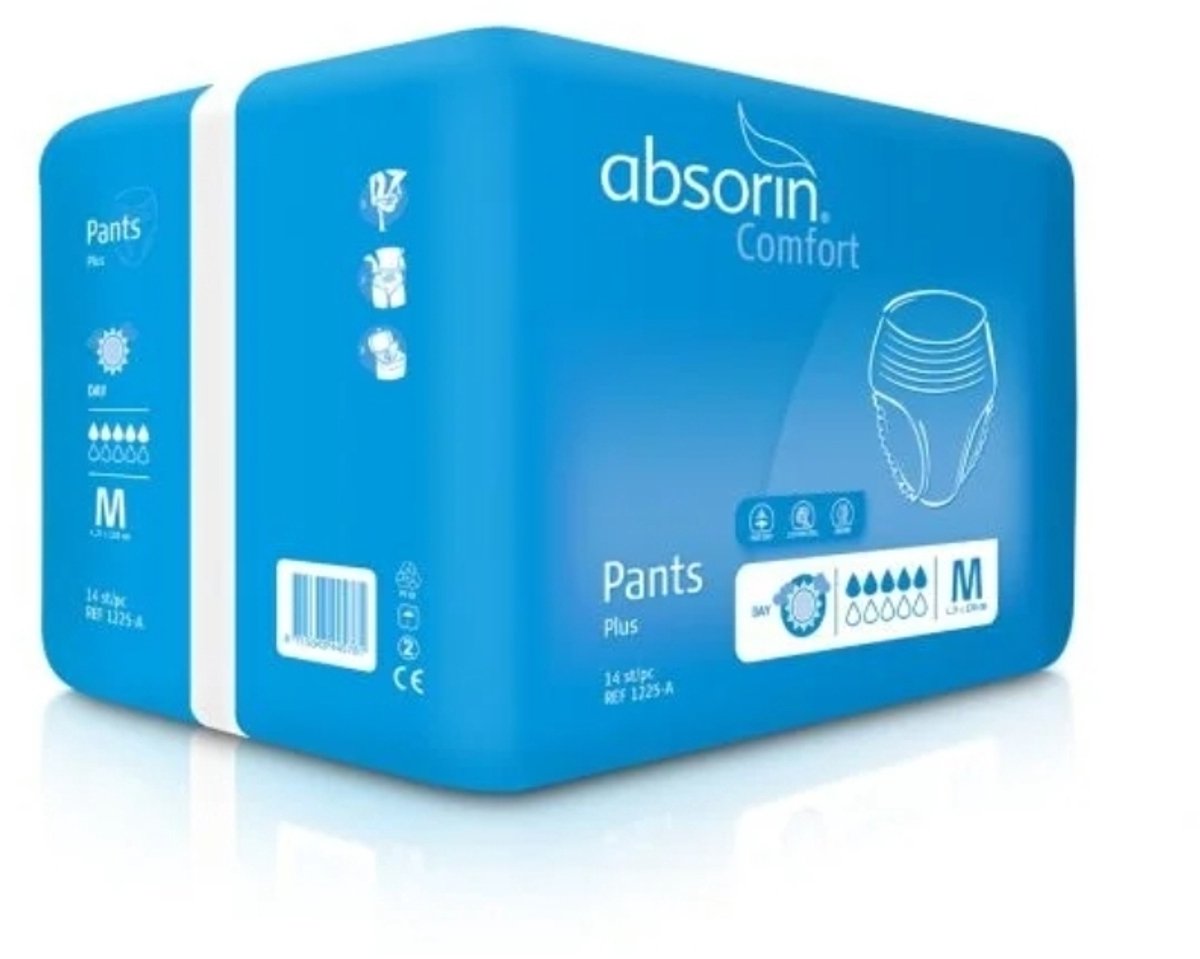 Absorin Incontinentie broekjes Plus maat M 14 stuks
