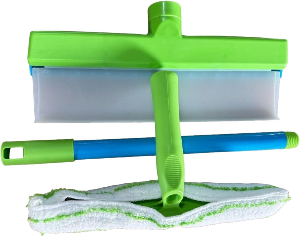 Siliconen Rakel - Reinigingswisser Glas - Douche Schoonmaken - Met Schrobfunctie - 30 x 17 cm