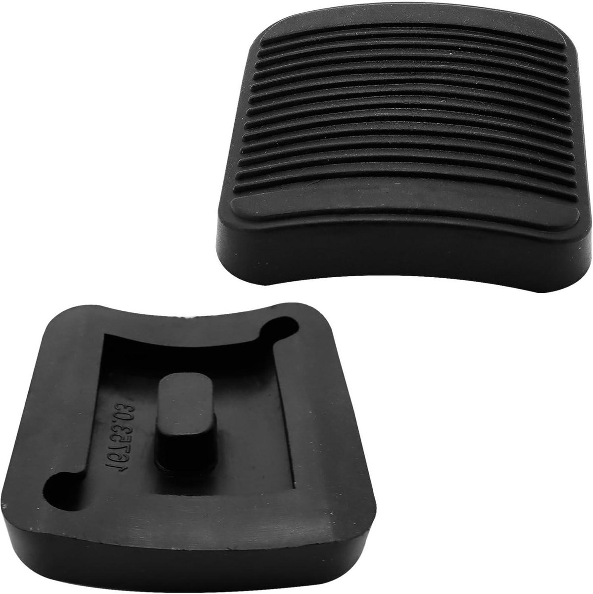 Pedaal Covers - Rem Koppeling - Veilige Rit - Anti-slip Rubber - Set van 2 - Zwart